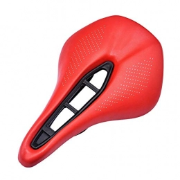 CHICTI Seggiolini per mountain bike CHICTI Bicicletta da Allenamento Sella, Confortevole E Traspirante Mountain Bike Posto A Sedere, 155 Millimetri Largo Ciclismo (Color : Red)