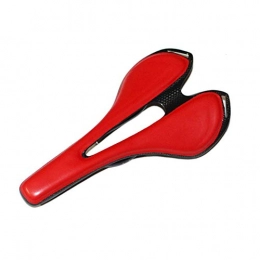 CHICTI Seggiolini per mountain bike CHICTI MTB Sella della Bici, Grande Cavo Traspirante Posto A Sedere, Confortevole E Durevole Fibra di Carbonio Posto A Sedere Ciclismo (Color : Red)