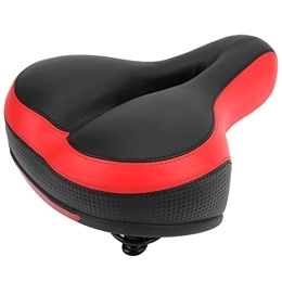 Clasken Parti di ricambio Clasken Sella per Mountain Bike, Sella per Bicicletta AntiGraffio Resistente allo Sporco Sella per Mountain Bike Accessori per Biciclette per l'equitazione(Nero Rosso)