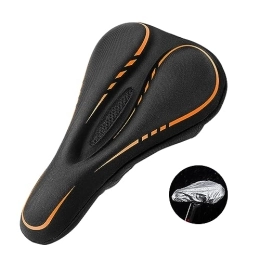 Limtula Parti di ricambio Comodo Bike Mountain Biciclette Sedile Ciclismo Cuscino in Silicone Professione Road Bike Sedile Con Copertura Antipioggia Strada Mountain Bike Sedile Cuscino Per Uomini Donne Comfort Impermeabile