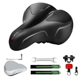 Ouken Seggiolini per mountain bike Comodo Sedile Per Bici Sedile Bike Wide Cycling Saddle Sella Memory Schiuma Pad Cuscino Traspirante Con Coperchio Strumento Di Installazione Per Mountain Bike