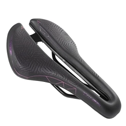 Soyeacrg Seggiolini per mountain bike Confortevole Sella Memory Foam Mountain Road Bike per Uomo Donna Morbido Traspirante Impermeabile Cuscino di Ricambio per MTB WTB BMX Cyclette Indoor Outdoor Cycling, Purple