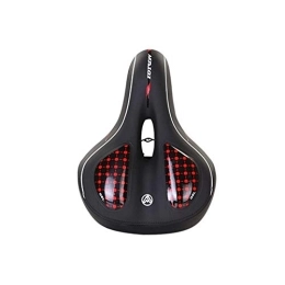 SOUTES Seggiolini per mountain bike Coprisella Bici Gel Morbido, Pelle Memory Foam imbottito Hollow intagliati sella della bici della bicicletta molle 'ammortizzatore riciclaggio della bici sede della bici Comodità Posto a sedere ( Colo