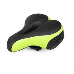 COUYY Parti di ricambio COUYY Sedile Bicycle Saddle Saddles Mountain Bike Racing Saddle Cycling Wide Big Bum By Bike Gel Extra Comfort Sedile per Pad Soft, Verde