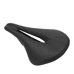 BOLORAMO Seggiolini per mountain bike Cuscino del sedile della bici, reggisella a doppio binario Sella da ciclismo Larghezza sella 155 mm / 6, 1 pollici per mountain bike e bici da strada(Nero)