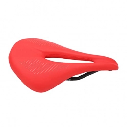 Gaeirt Seggiolini per mountain bike Cuscino del sedile della bicicletta, Sella della bicicletta Lunghezza della sella 240 mm / 9, 4 pollici per mountain bike e bici da strada(rosso)