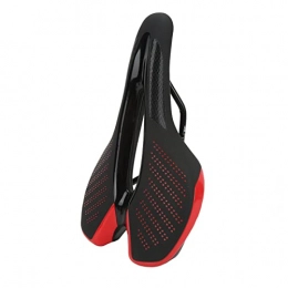 Shanrya Parti di ricambio Cuscino per fanale posteriore per sella bicicletta MTB, ricarica USB Cuscino cavo per fanale posteriore per sella morbida impermeabile e traspirante per il ciclismo guida sicura(D911 nero rosso)