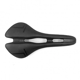 SAHFV Parti di ricambio Cycling Seat Bicycle Seat Plasty Road Bike Saddle Comfort Racing Wide Saddle Uomo Mountain Bike (Color : Black-Black)