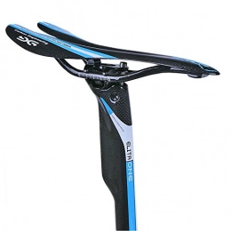 ELITA ONE Seggiolini per mountain bike ELITA ONE fibra di carbonio bici da strada Sellini, Sella per bici super leggera 3k rosso, verde, blu (blu lucida)