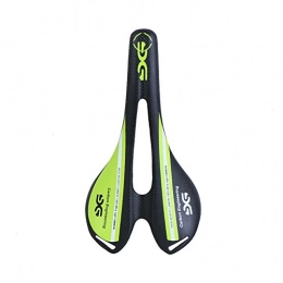 ELITA ONE Seggiolini per mountain bike ELITA ONE New Italia Top-Level OEM Mountain Bike / Biciclette da Strada Fibra di Carbonio Reggisella Sellini 270 mm * 143mm Nero (Verde Matte)