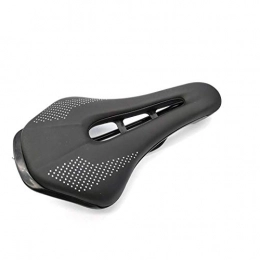 ENJY Seggiolini per mountain bike ENJY Sella Bici Training Road Mountain Bike Saddle Hollow Traspibile Confortevole Equitazione Mountain Bike Accessori per Sella (Color : Nero)