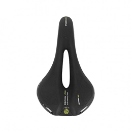 SAHFV Seggiolini per mountain bike Ergonomia Impermeabile MTB. Bici da Strada Accessori per Bici da Sella Comfort Bicycle Saddle Traspirante Cuscino per sedili Traspirante Antiurto (Color : Black)