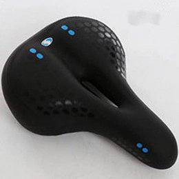 Extrbici Seggiolini per mountain bike Extrbici® Sella per Bicicletta MTB Ultra Comoda Idroresistente Antiurto in PVC Resistente ai graffi, Cuscino Schiuma Elastica e Traspirante con Fanale Posteriore di Segnalazione, Bleu Noir