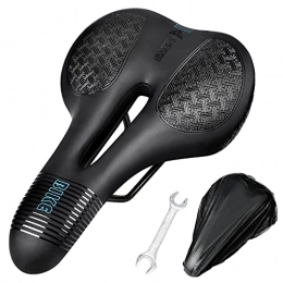 Faneam Seggiolini per mountain bike Faneam Sellino per Bicicletta Comoda Sella Bici da Corsa Antiprostata Sella Morbida per Bici Ergonomica Sellino Bici Morbido Sella MTB Gel Traspirante Sella per Donna e Uomo, Ammortizzatore, con Clip