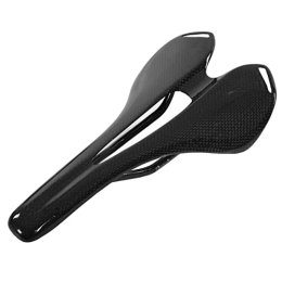 FECAMOS Seggiolini per mountain bike FECAMOS Sella per Bici, 143 mm / 5, 6 Pollici di Larghezza T‑800 Cuscino per Sella in Materiale in Fibra di Carbonio per Bici(Luce Brillante 3K)