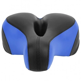 FECAMOS Seggiolini per mountain bike FECAMOS Sella per Bici Morbida in Pelle Microfibra, pedalata Potente Sella per Bici a Molla intagliata a Forma di Guida Comoda per pedalare Senza Dolore(Blu Scuro)