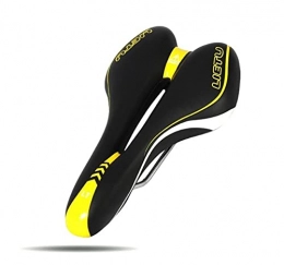 FEIFEI Seggiolini per mountain bike feifei Sedile per Biciclette di Alta qualità Seggiolino da Donna Comodo Uomo Donna MTB Road Road Bike Bike Cycle Cycle Saddle Cushion Accessori per Ciclismo (Color : Black Yellow)