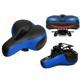 FHJSK Seggiolini per mountain bike FHJSK Sedile Bici Bicicletta della Bici sede Molle dell'ammortizzatore Ampia Grande Montagna MTB della Strada Saddle (Colore : Blue)