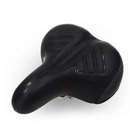 FHJSK Parti di ricambio FHJSK Sedile Bici Extra Big Ampio Comodo Cuscino di Riciclaggio della Bici Sede della Molla Mountain Sella della Bici Bicicletta (Colore : Black)