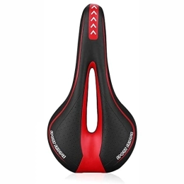 FIQARO Parti di ricambio FIQARO Sella MTB, Sella Bici Comoda Sella for Bicicletta MTB Mountain Road Bike Seat Cuscino for Ciclismo in Gel Cavo Sella for Cyclette for Uomo e Donna (Color : Type D Red)