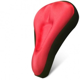 FLB Seggiolini per mountain bike FLB Bicicletta Sedile Coperchio di Spessore del Sedile in Silicone Cuscino di qualità Sport Bicicletta Sella Pad Uomini e Donne Soft Gel Bicicletta Accessori Mountain Bike Seat Cover, Red