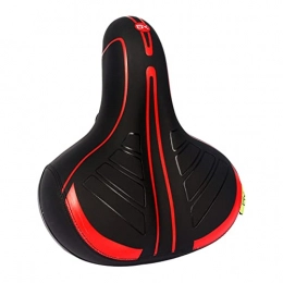 Flcfaca Seggiolini per mountain bike Flcfaca. Big Butt. MTB. Bicycle Saddle Seat Road Mountain Bike Cycling Saddle Gel Seat Ammortizzatore Ammortizzatore (Color : Red)