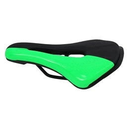 FURLOU Parti di ricambio FURLOU Sella for Bici Sella for Bicicletta Sella for Bici da Strada Rotaie in Acciaio Cuscino for Mountain Bike for Uomo Selle da Ciclismo MTB in Morbida Pelle PU Antiscivolo Biciclette (Color : Gree