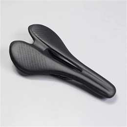 GAWDI Seggiolini per mountain bike GAWDI Cuscino for Sella for Bici da Strada / Mountain Bike Full Carbon Super Leggero / Carbonio / Fibra di Carbonio + Sella / Sedile in Pelle Sella per Bicicletta (Color : Black)