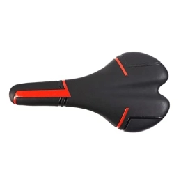 GAWDI Parti di ricambio GAWDI Sella for Bici da Uomo for Ciclismo Comoda Competizione Sportiva Seggiolino for Bicicletta da Donna Tempo Cuscino for Triathlon Accessori for Bici Sella per Bicicletta (Color : Black Red)