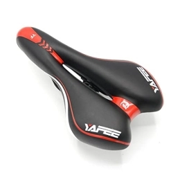 GAWDI Parti di ricambio GAWDI Sella for Bici MTB Mountain Road Bike Seat Cuscino da Ciclismo in Silicone Comoda Sella for Bicicletta Antiurto Equipaggiamento da Equitazione Impermeabile Sella per Bicicletta (Color : Red)