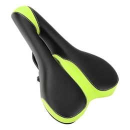 GAWDI Parti di ricambio GAWDI Sella for Bicicletta MTB Sella for Bici da Strada Morbida Pelle PU Ammortizzante Comodo Culo Grosso Accessori for Bici da Ciclismo All'aperto Sella per Bicicletta (Color : Green)