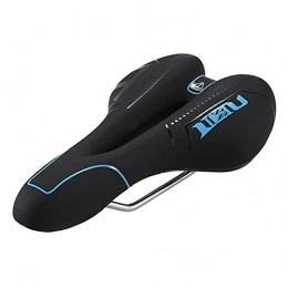 Getno Parti di ricambio Getno Sella della Bici Bicycle Saddle Morbido Comodo Cuscino Traspirante MTB Mountain Bike Sella Skidproof Silicone Silicone Sedile in Bicicletta (Color : Blue)