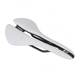 Getno Seggiolini per mountain bike Getno Sella della Bici Bicycle Seat Saddle Racing Road Road Cycling Hollow Antiopricoltore Antioprigioso Pad Donne Uomo Imbottito Sella in Bicicletta (Color : White)