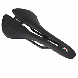 GHMOZ Seggiolini per mountain bike GHMOZ Sport all'aperto Hollow Progettazione Traspirante Bici da Strada / MTB Sella della Bicicletta, Eva in Pelle Microfibra Comodo Cuscino Bicicletta (Color : Nero)