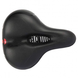 GHMOZ Seggiolini per mountain bike GHMOZ Sport all'aperto Sellino della Bicicletta Morbida ispessite Bike Sedile in Pelle Traspirante PU Memory Foam Foam Pad MTB Mountain Bike Ciclismo (Color : Nero)