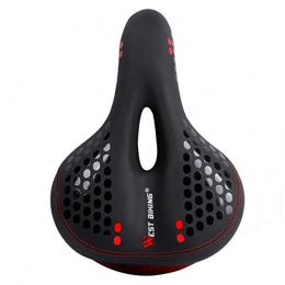 GHMOZ Seggiolini per mountain bike GHMOZ Sport all'aperto West Biking Sella della Bicicletta con la Luce della Coda Addensare Widen MTB Comodi Molli Bici Hollow Bicicletta Sedile Posteriore Attenzione Lampada 3 Modi