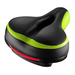 Giuioy Parti di ricambio Giuioy Shock Sella in Bicicletta Assorbimento del Sedile per Bici Largo Addensato Sedile della Sella in Bicicletta Silicone Morbido con Adesivi Riflettenti MTB Bike Luce Posteriore Cyching Cushion