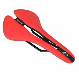 GOLDEN MANGO Seggiolini per mountain bike GOLDEN MANGO MTB Sella Della Bici Da Strada Ultralight 185g Racing Seat Hollow Design Ergonomico Sella Della Bicicletta Sella Rosso