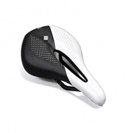 HFQNDZ Seggiolini per mountain bike HFQNDZ Bicycle Carbon Saddle Bike Seat Road Selle Full Carbon Fiber Wide Saddle Sale Cloping Seat Triathlon Bike Saddle Parts (Color : White Red)