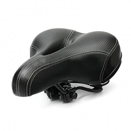 HFQNDZ Seggiolini per mountain bike HFQNDZ Bicycle Cycling Big Bum Saddle Sad Road MTB. Cuscino di Comfort del Pad Morbido Largo della Bici Spedito (Color : Black)