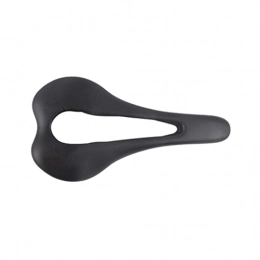 HFQNDZ Seggiolini per mountain bike HFQNDZ MTB. Bici da Strada Full Carbon Fibra Bicycle Saddle Ultralight Hollow Racing Seat Cuscino da Equitazione Aperto Parti in Bicicletta (Color : Black)