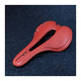 HFQNDZ Seggiolini per mountain bike HFQNDZ Sedile da Corsa for Biciclette ad Ultraleggero Sella MTB. Sella della Bici da Strada Adatta for Gli Uomini Donne Ciclismo Sedile Tappetino for Bicicletta Pezzi di Ricambio (Color : Red)