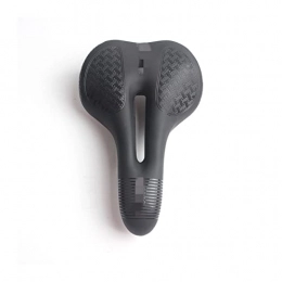 HFQNDZ Seggiolini per mountain bike HFQNDZ Sella della Bici da Strada Ultralight Racing Seat Sad Bicycle Saddle Fit for Gli Uomini Confortevoli MTB. Parte di Ricambio for Ciclismo Antiurto (Color : Black)