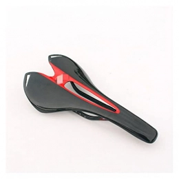 HFQNDZ Seggiolini per mountain bike HFQNDZ Sella in Fibra di Carbonio Bike Bike Saddle Bicarbonato Cuscino for Sella bicarbonato / Pacchetto (Color : Red)