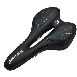 HUANGZZZ Parti di ricambio HUANGZZZ Sedile per Bicicletta, Sedile per Mountain Bike Seat Sedile per Sella per Bicicletta in Silicone Spesso Morbido E Confortevole Accessori Universali, Blue