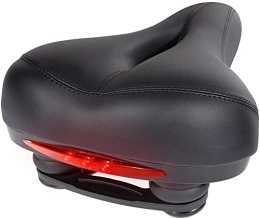 HZTEC Seggiolini per mountain bike HZTEC Seggiolino per bicicletta Sella per bicicletta Cuscino per sedile per bici per interni o esterni, in memory foam imbottito in pelle con fanale posteriore