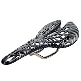 IHEHUA Seggiolini per mountain bike IHEHUA Sella in carbonio Ciclismo Mountain Hollow Bicicletta Fibra Bici Da Corsa Sella Bici Accessori Bicicletta per Uomo Adulto (Nero, Taglia unica)