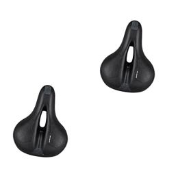 INOOMP Seggiolini per mountain bike INOOMP 2 Pezzi Cuscino Sella Bici Ampio Pad Comodo Per Bicicletta Universale Equitazione Ciclismo Silicone Uomo Sedile A Prova Di Montagna Forniture Stradali Imbottite Bianche