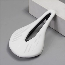 Jiahezi Parti di ricambio Jiahezi Bike Seat Gel Lightweight Bike Saddle PU PU Traspirante Posti di Bicicletta Design ergonomico per Mountain Road Bikes Cycling (Color : Bianca)