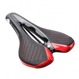 JIBAMAO Parti di ricambio JIBAMAO GUOYAN Shop 2019 Nuova Strada in Fibra di Carbonio MTB. Sella Uso Compatibile con 3K T700 Carbon Materie Car Pad Traspirante Super Light Cuscini in Pelle Bicycle Accessory (Color : Red)